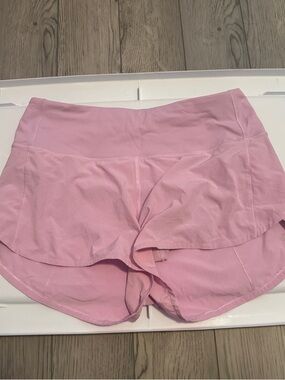 lululemon athletica Pink Layered Running Shorts